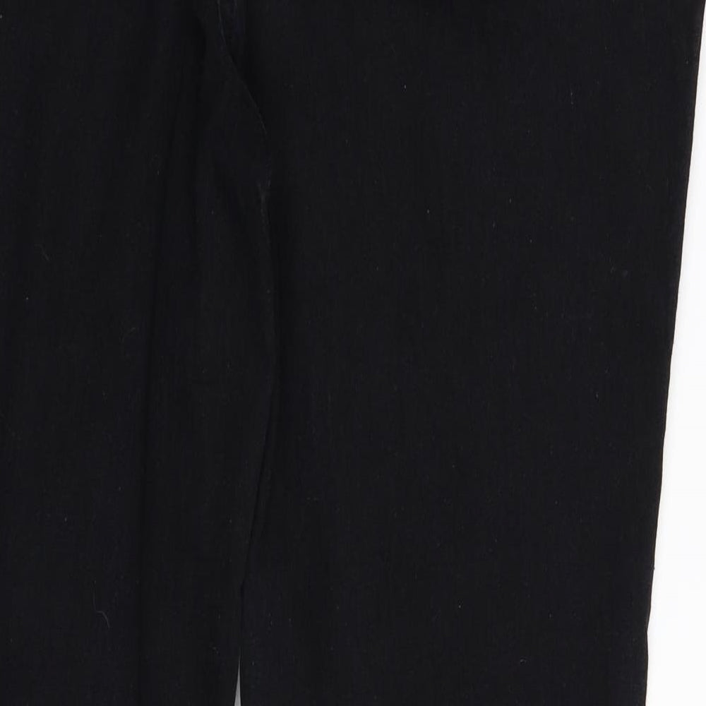 Yours Womens Black  Denim Bootcut Jeans Size 20 L31 in