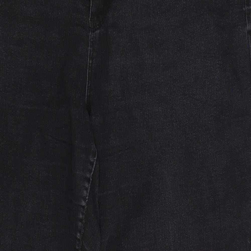 Denim Co Womens Black  Denim Jegging Jeans Size 18 L29 in