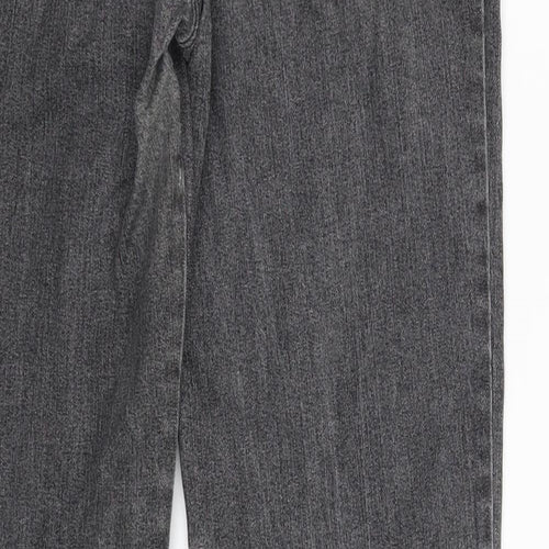 Marks and Spencer Womens Black  Denim Bootcut Jeans Size 31 in L29 in