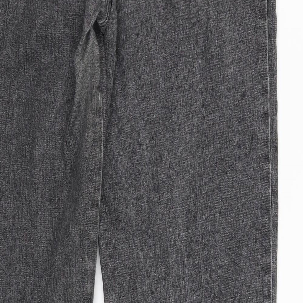 Marks and Spencer Womens Black  Denim Bootcut Jeans Size 31 in L29 in