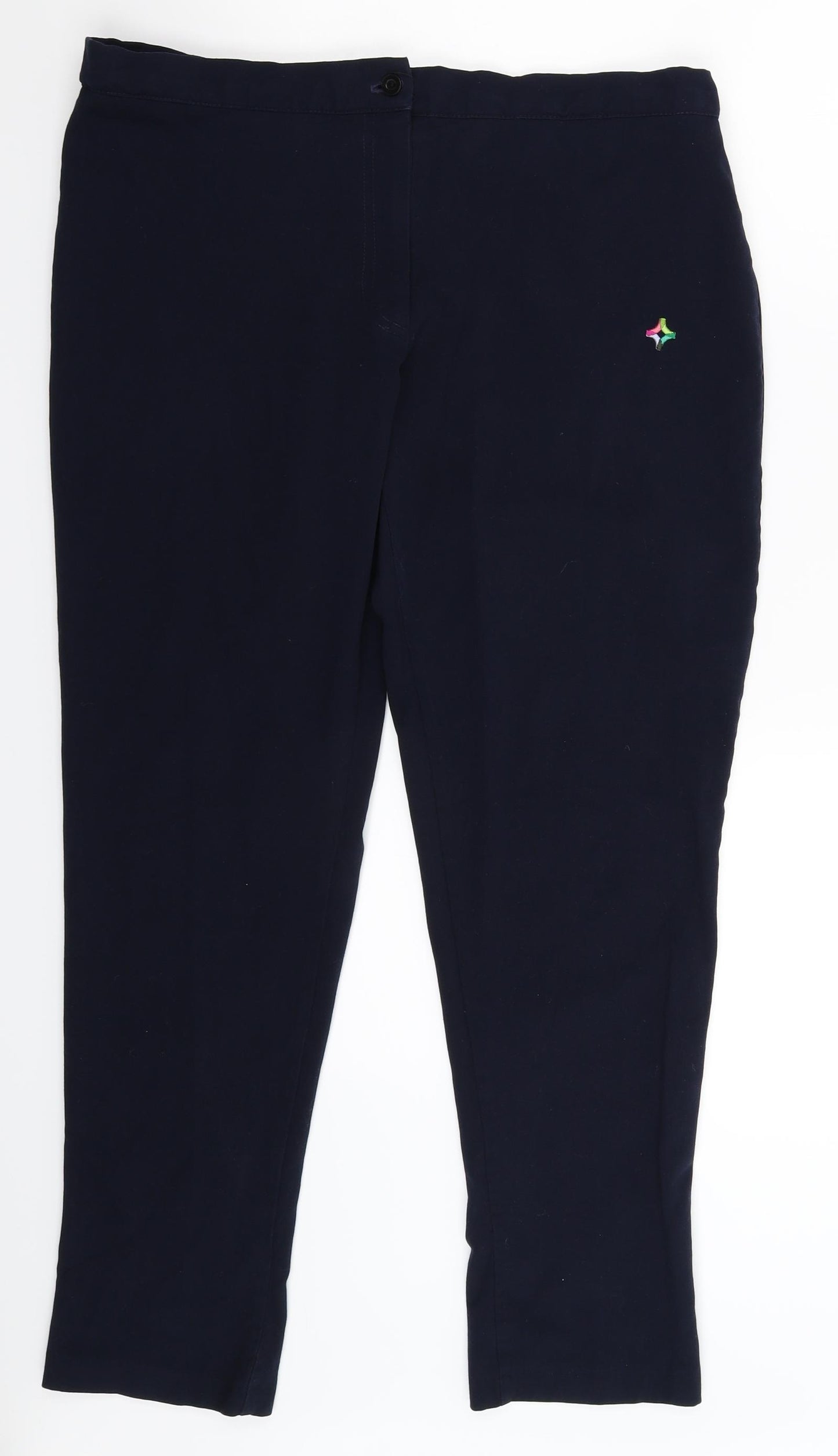 Preworn Womens Blue   Trousers  Size 16 L28 in