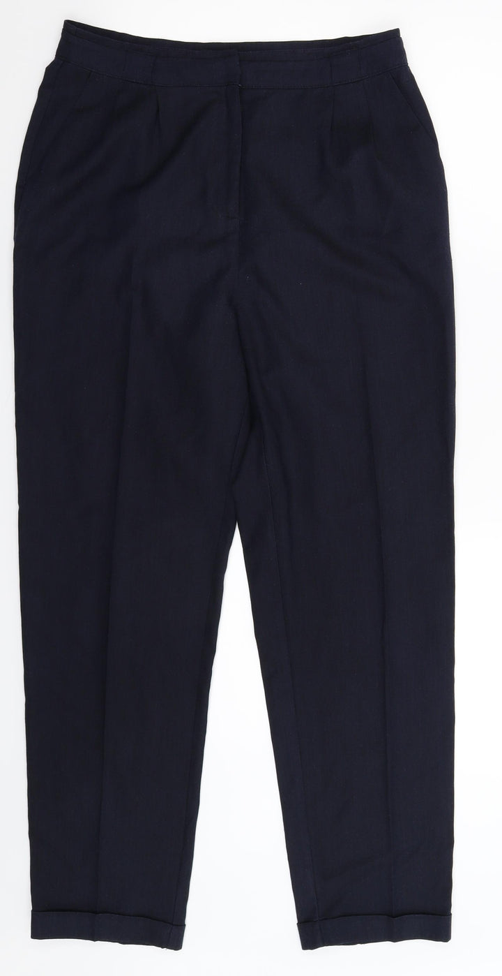Oasis Womens Blue   Trousers  Size 10 L28 in