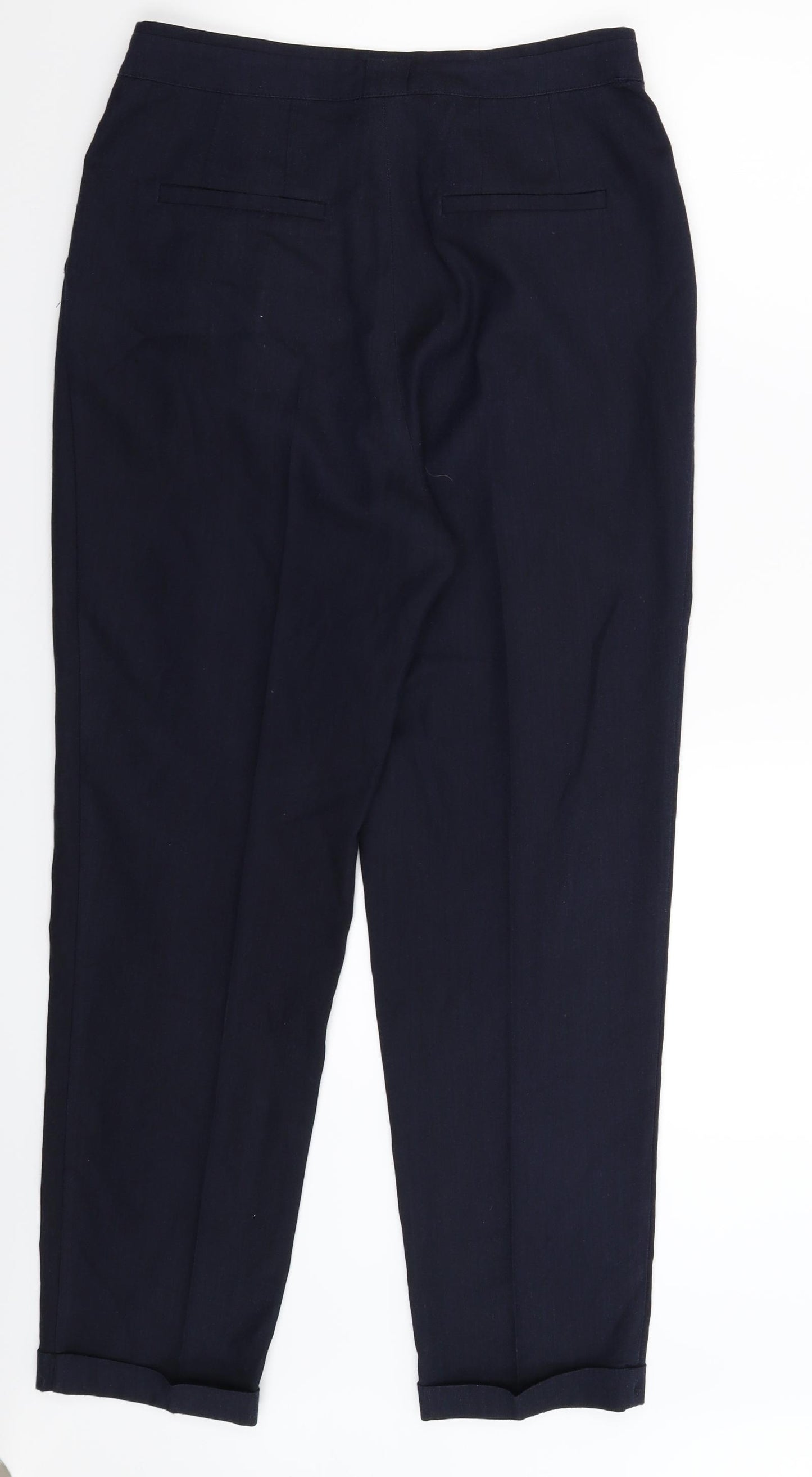 Oasis Womens Blue   Trousers  Size 10 L28 in