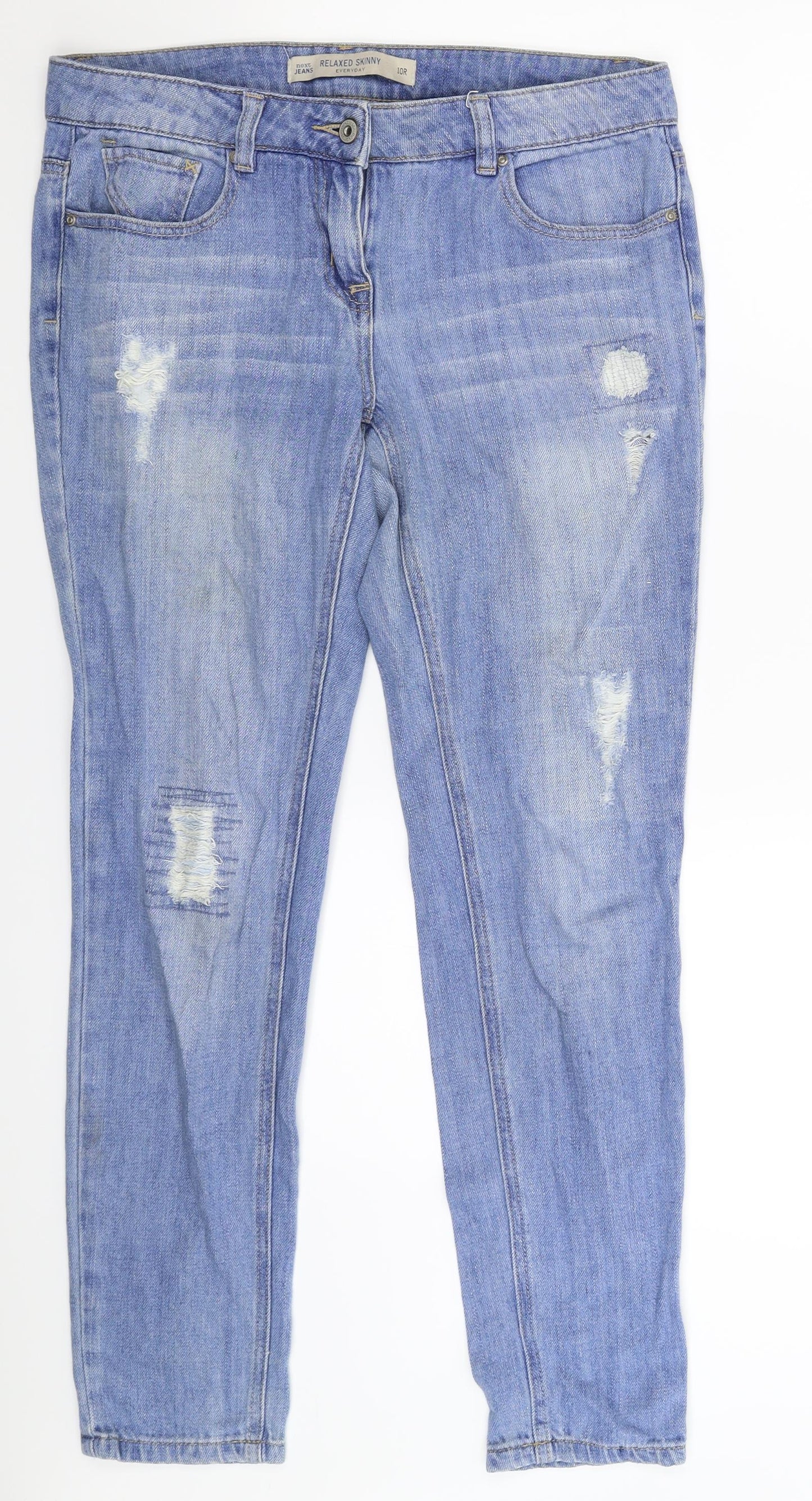 NEXT Womens Blue  Denim Skinny Jeans Size 10 L30 in