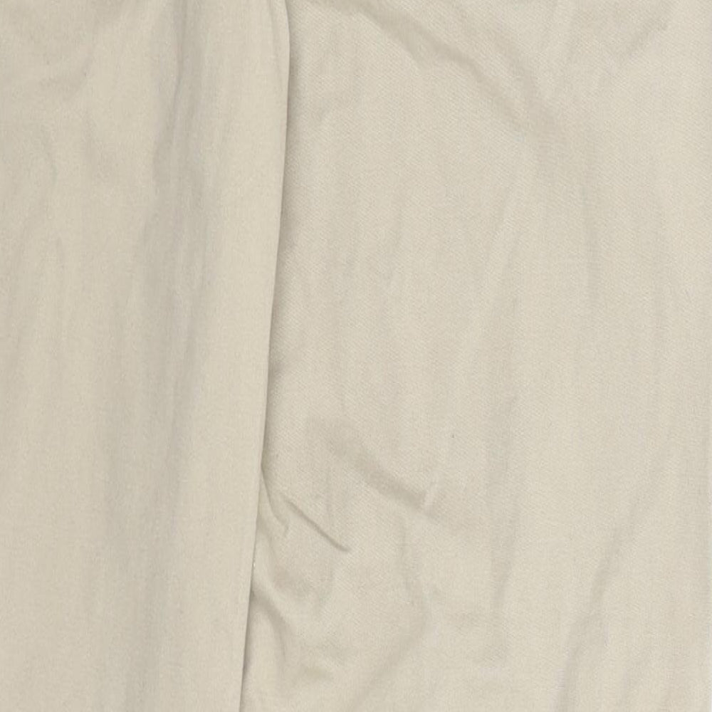 NEXT Womens Beige   Chino Trousers Size 10 L30 in