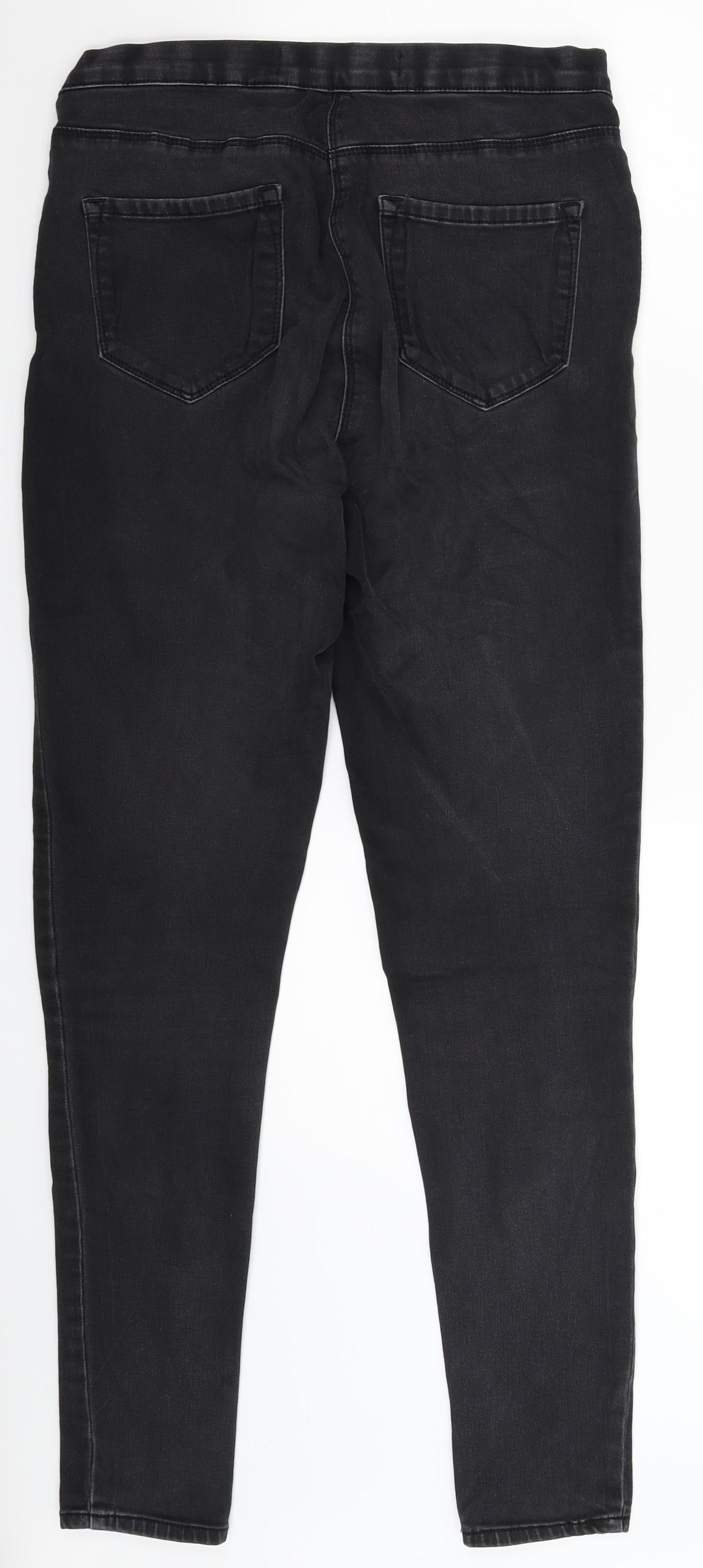 NEXT Womens Black  Denim Jegging Jeans Size 12 L30 in