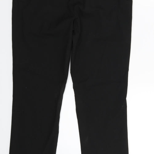 Marks and Spencer Womens Black   Trousers  Size 8 L27 in