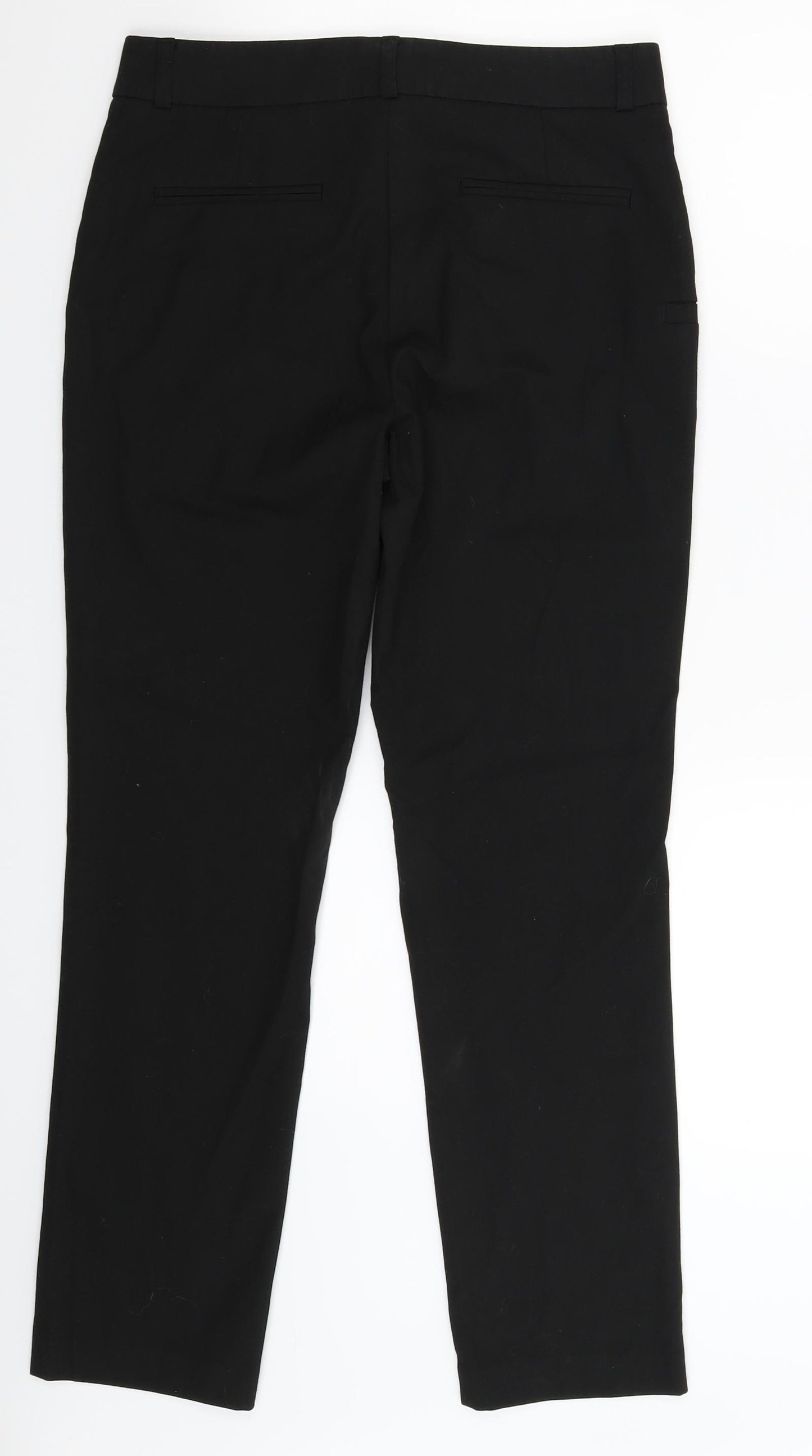 Marks and Spencer Womens Black   Trousers  Size 8 L27 in