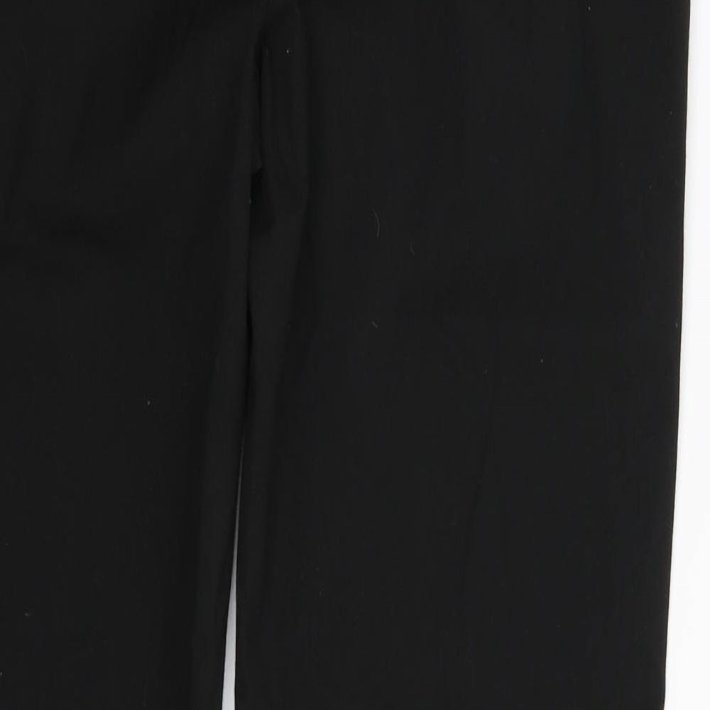Marks and Spencer Womens Black   Trousers  Size 8 L27 in