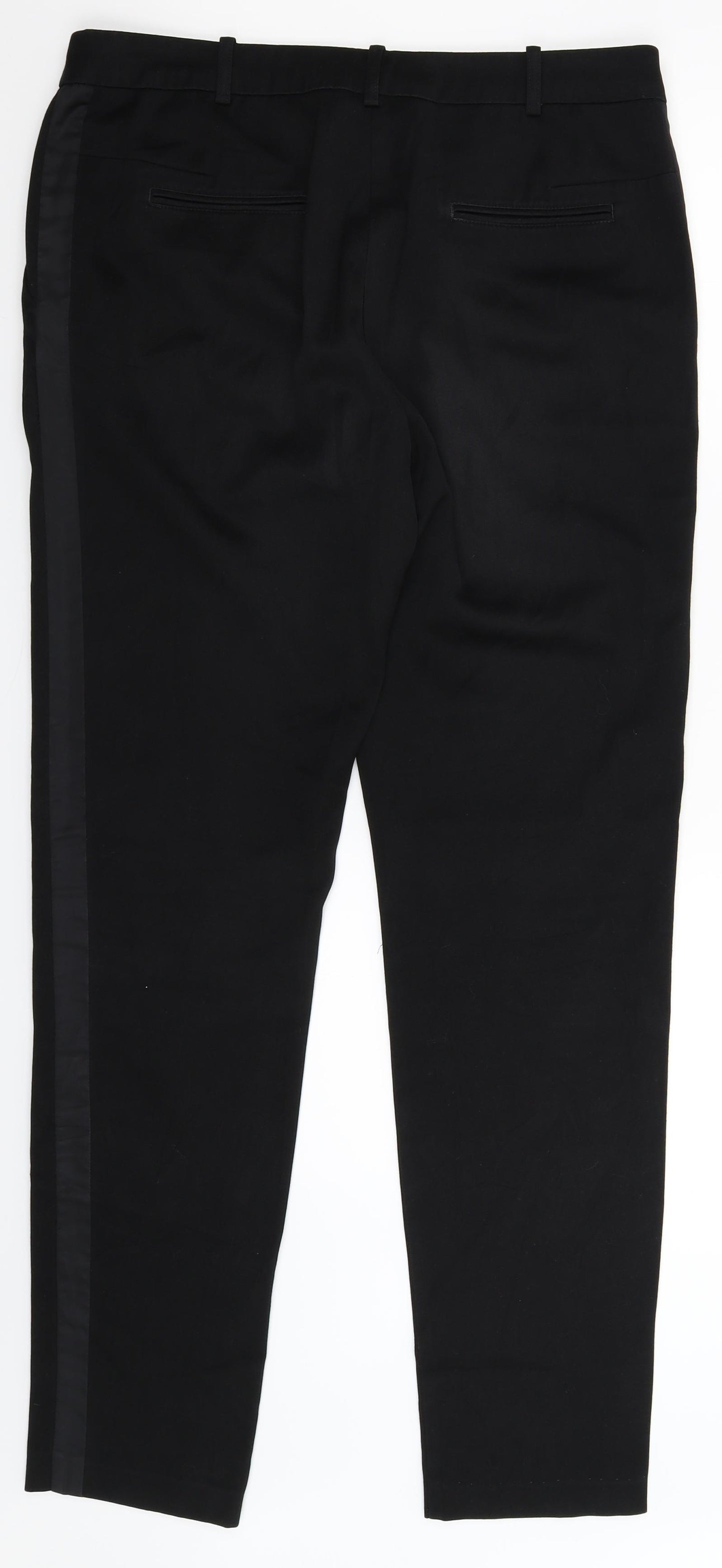 NEXT Womens Black   Dress Pants Trousers Size 12 L34 in