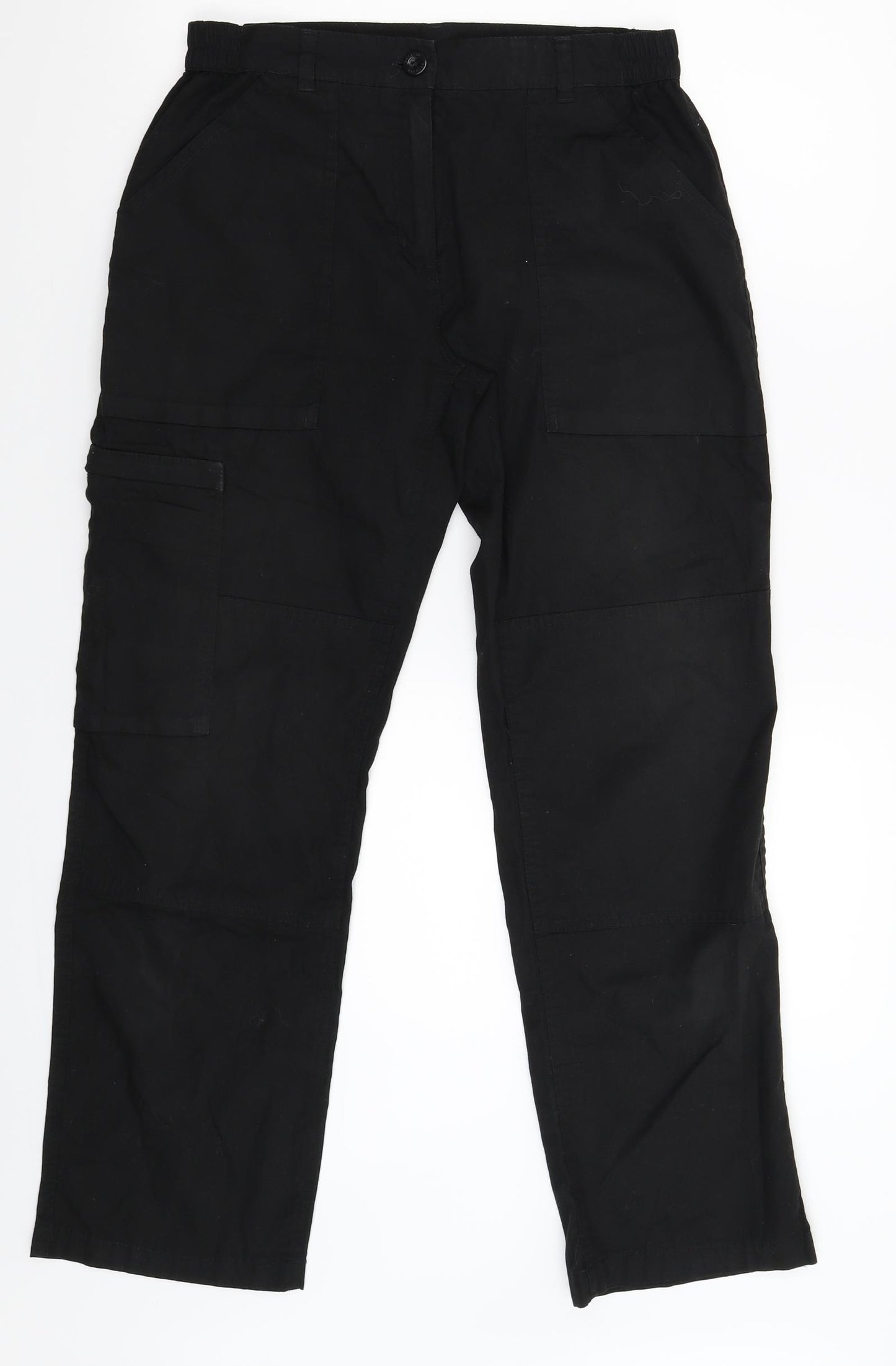 Regatta Womens Black   Cargo Trousers Size 10 L28 in