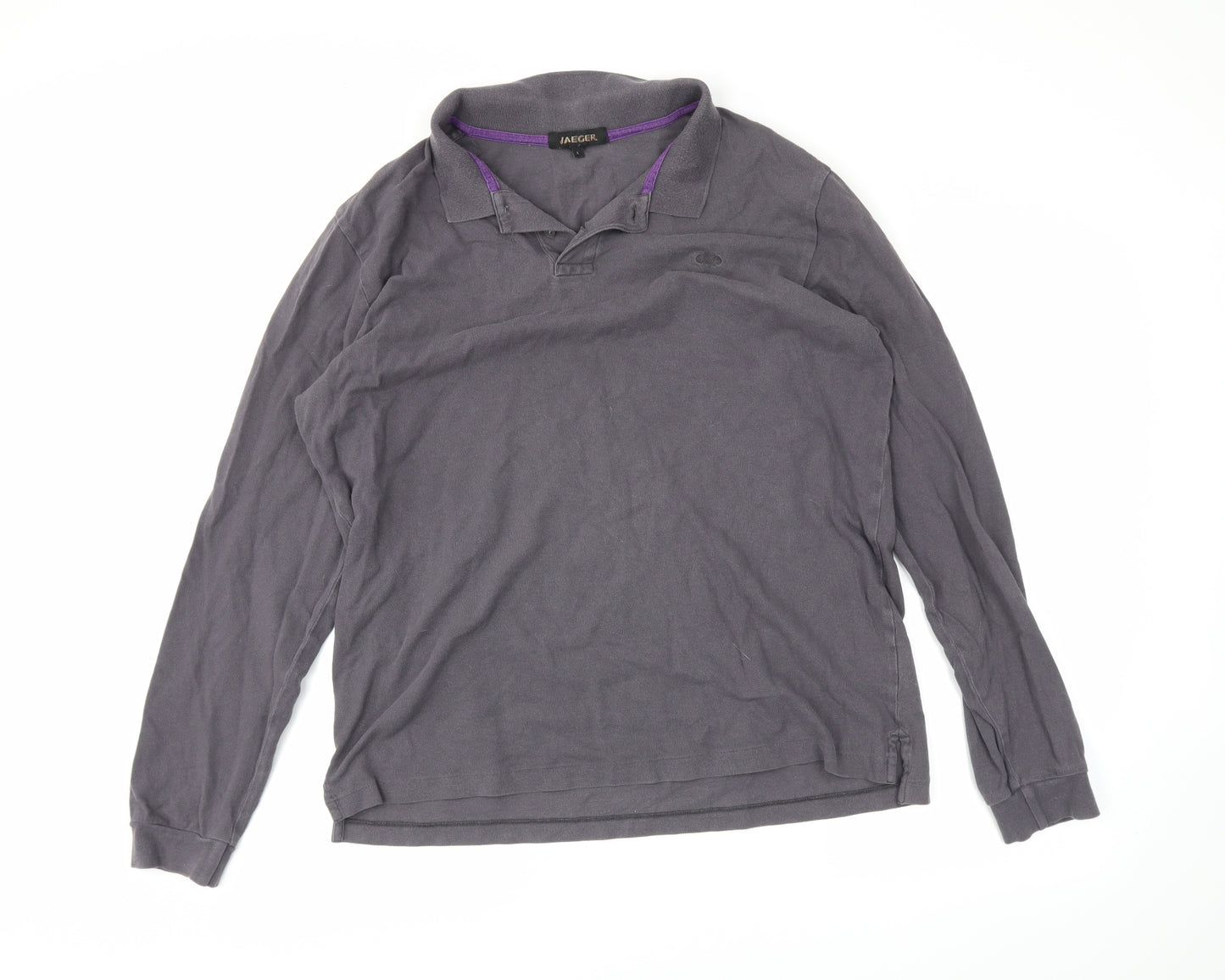 Jaeger Mens Grey    Polo Size L