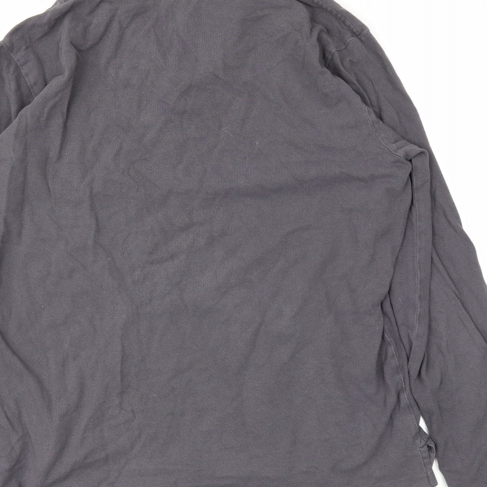Jaeger Mens Grey    Polo Size L