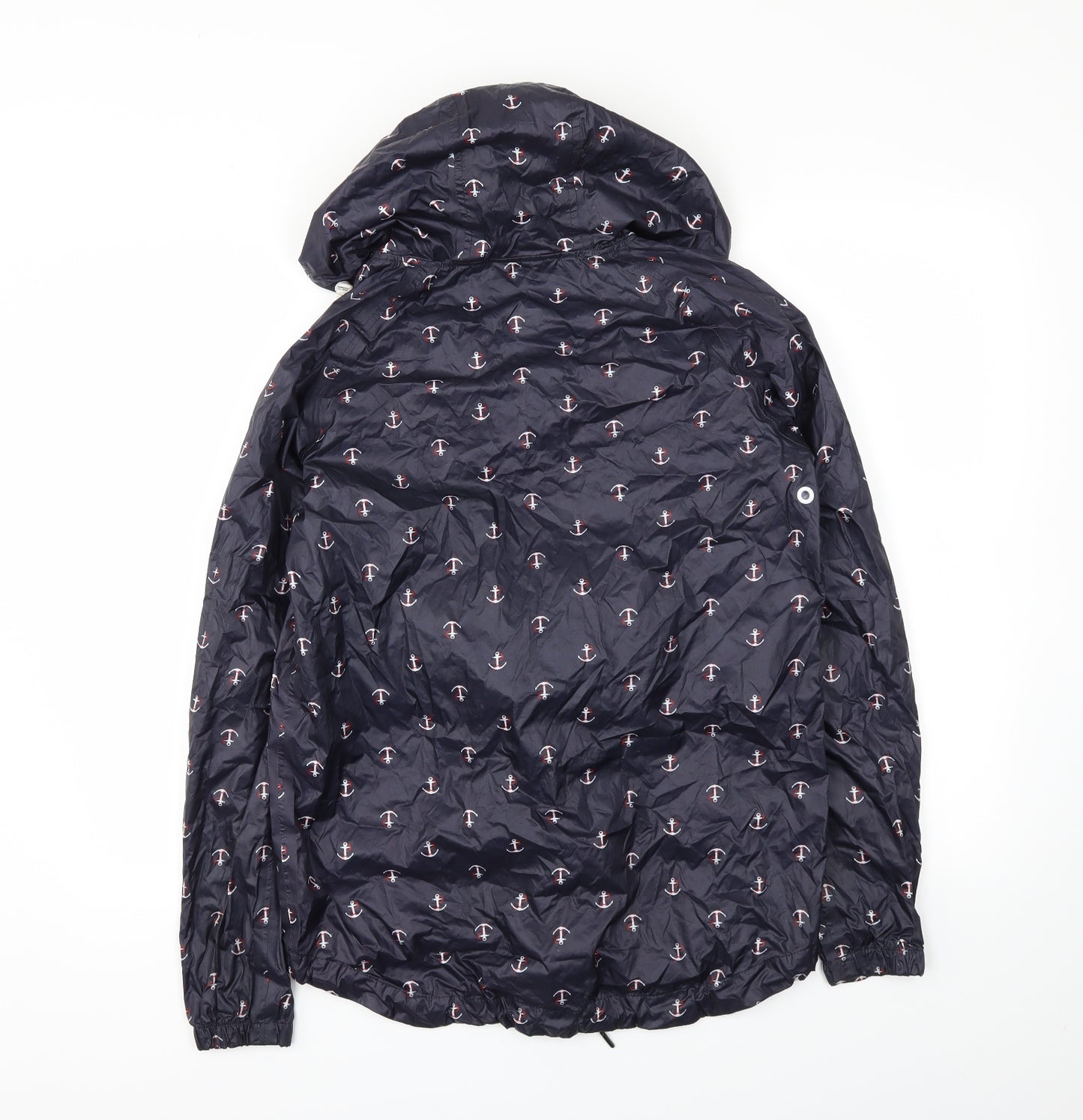 Quba & Co Womens Blue   Rain Coat Coat Size S