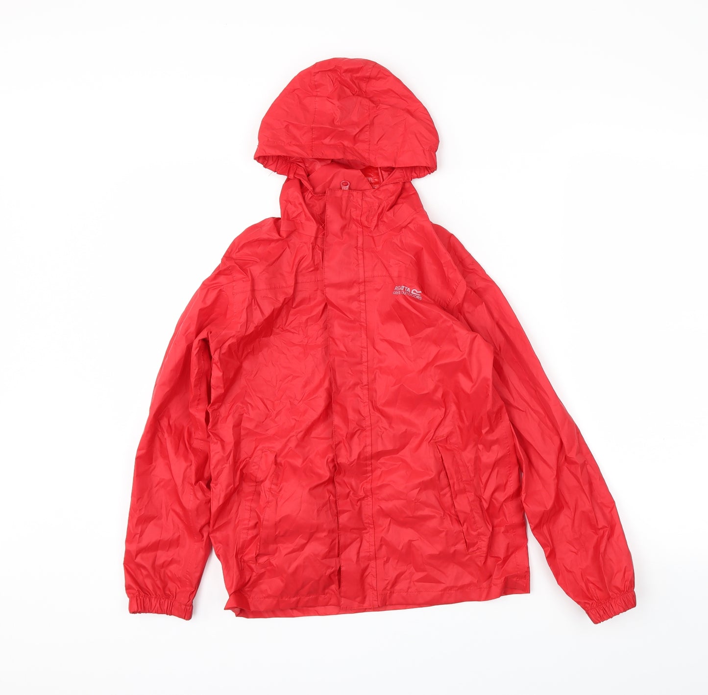 Regatta Boys Red   Rain Coat Coat Size 9-10 Years
