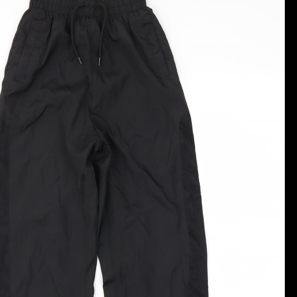 Rebel Boys Black   Jogger Trousers Size 9-10 Years