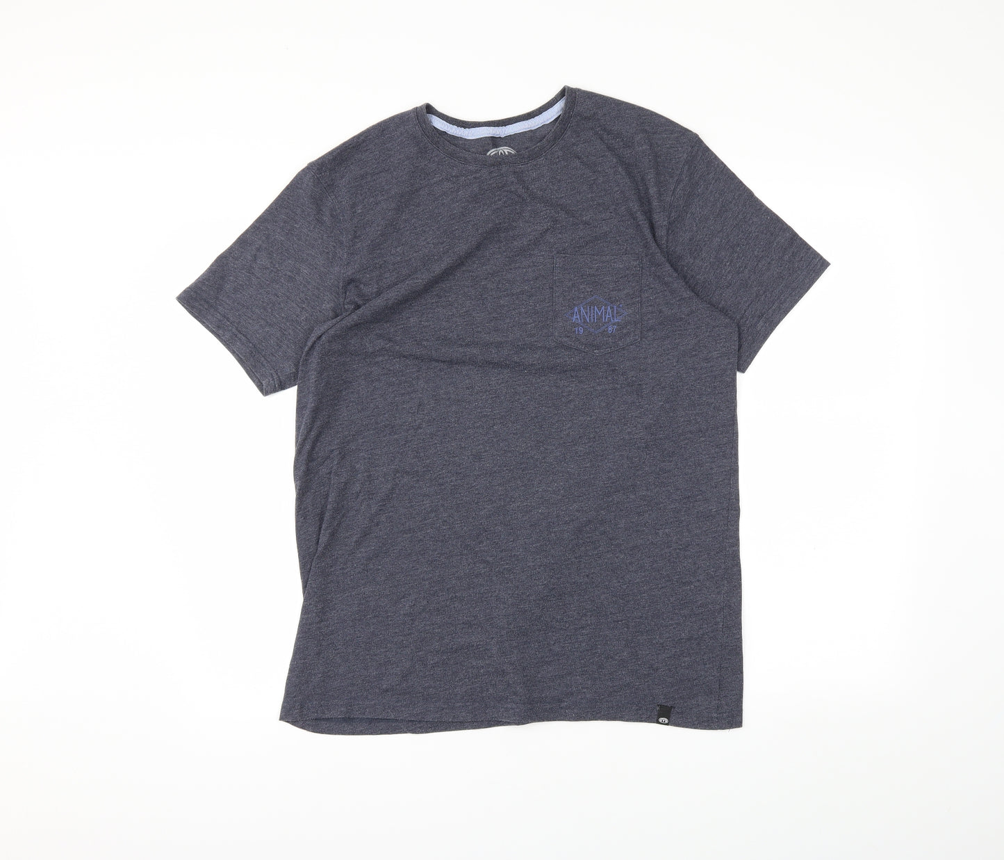 aanimal Mens Blue    T-Shirt Size M