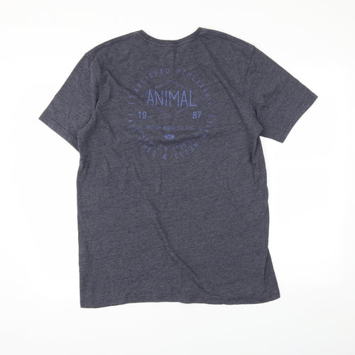 aanimal Mens Blue    T-Shirt Size M