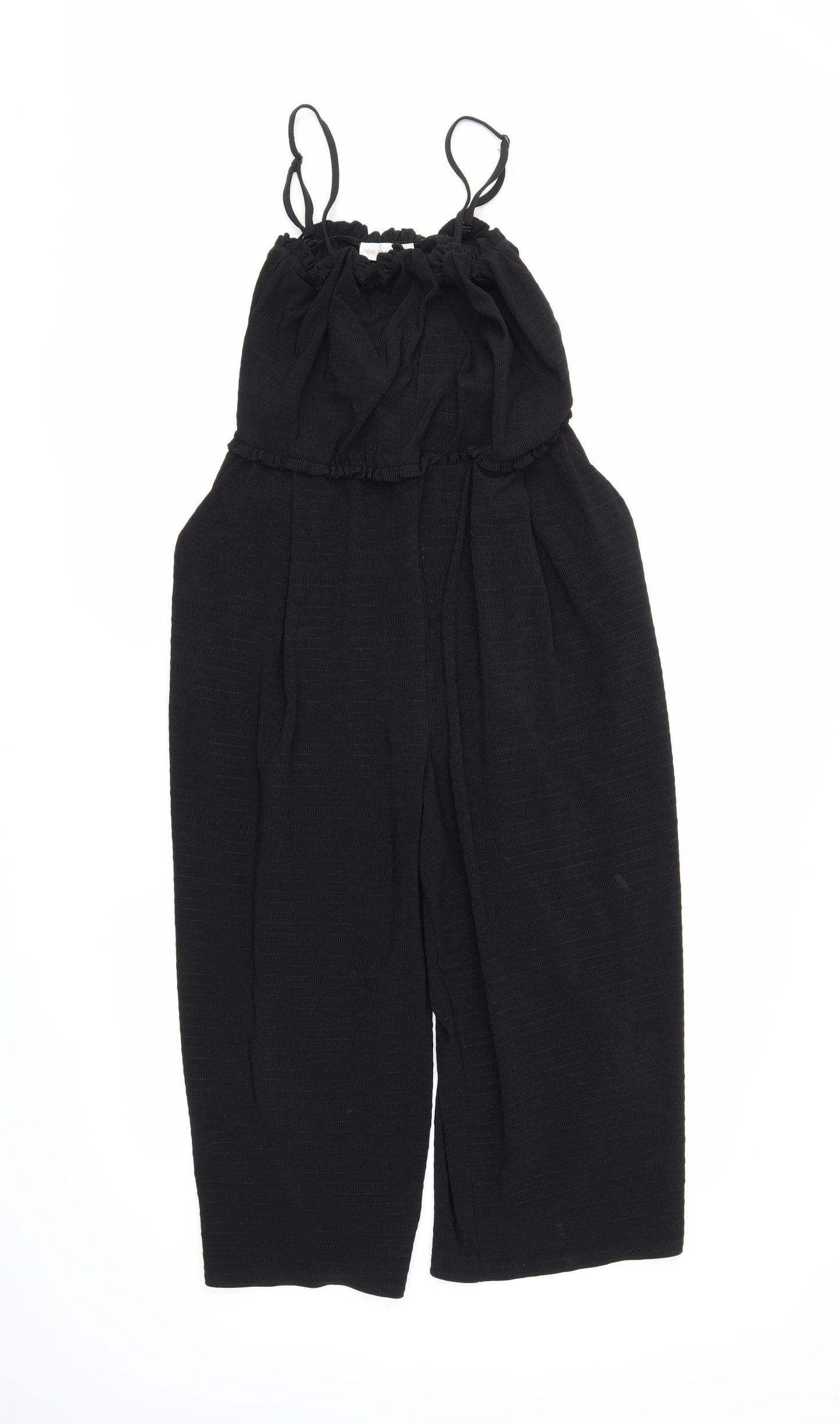 NEXT Womens Black   Jumpsuit One-Piece Size 14 L18 in