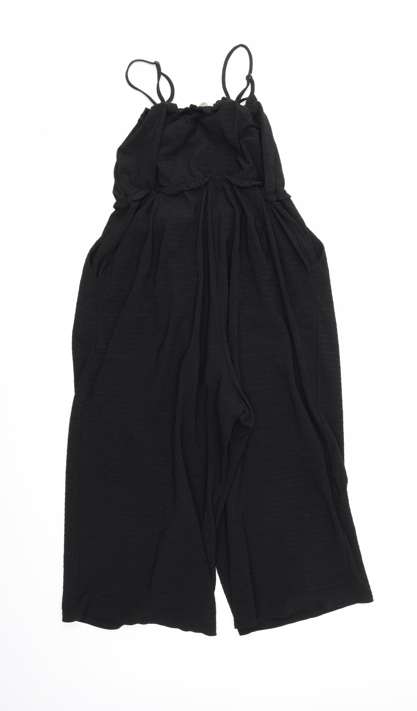 NEXT Womens Black   Jumpsuit One-Piece Size 14 L18 in