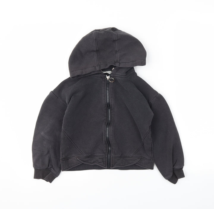 I love girls wear Girls Grey Full Zip Hoodie Size 8 Years