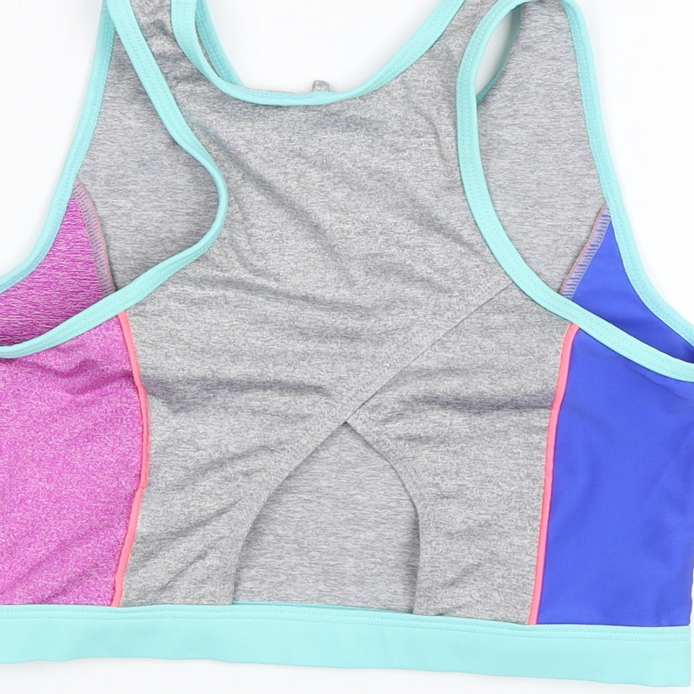 Monsoon Children Girls Grey   Cropped Tank Size 9-10 Years