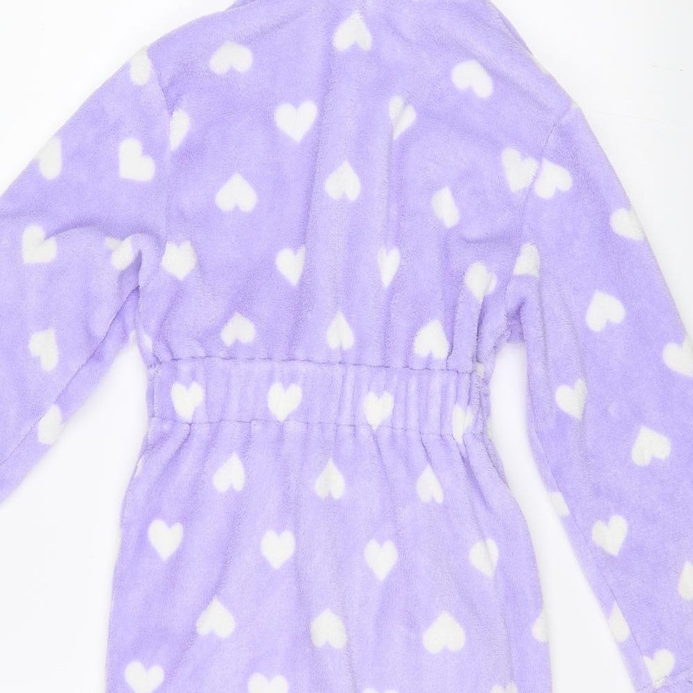 Disney Girls Purple Solid  Top Robe Size 5-6 Years  - Sofia the First