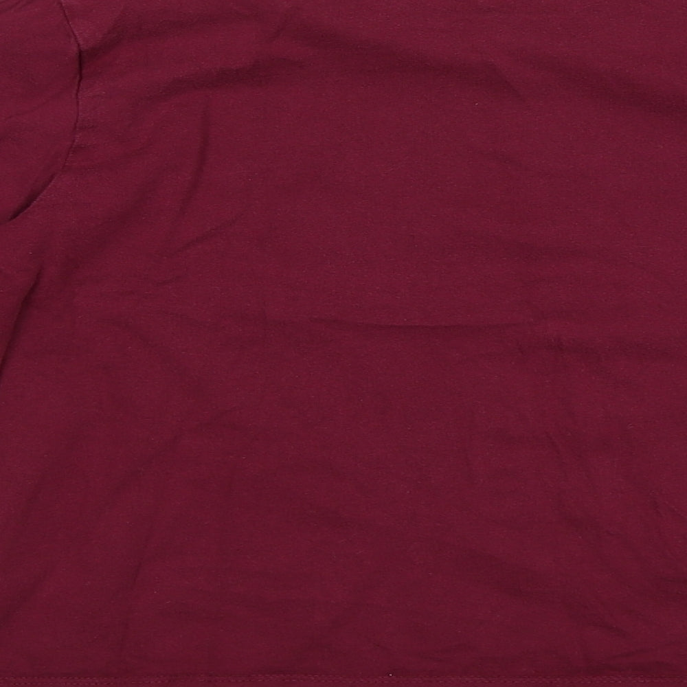 Primark Girls Red   Basic T-Shirt Size 9-10 Years  - Dance Dance Dance