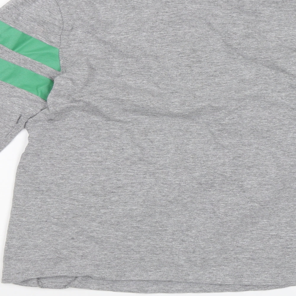 M&Co Boys Grey   Basic T-Shirt Size 11-12 Years  - Cool Dude 62