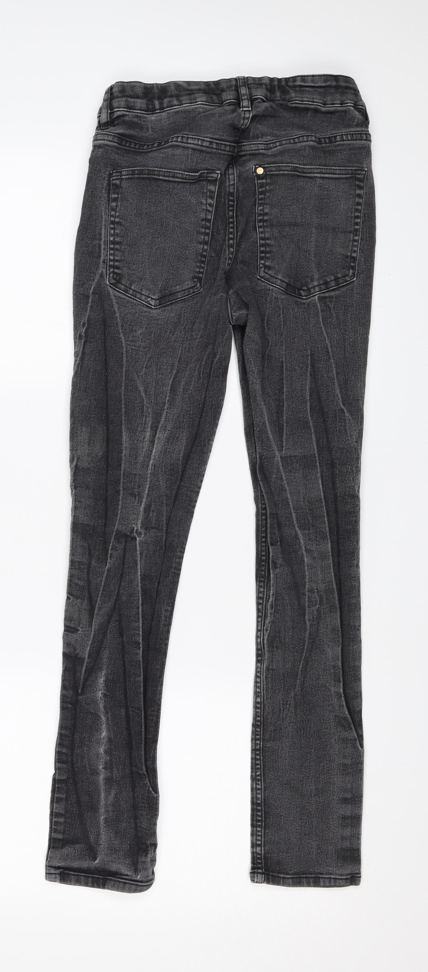 H&M Boys Black  Denim Skinny Jeans Size 12-13 Years