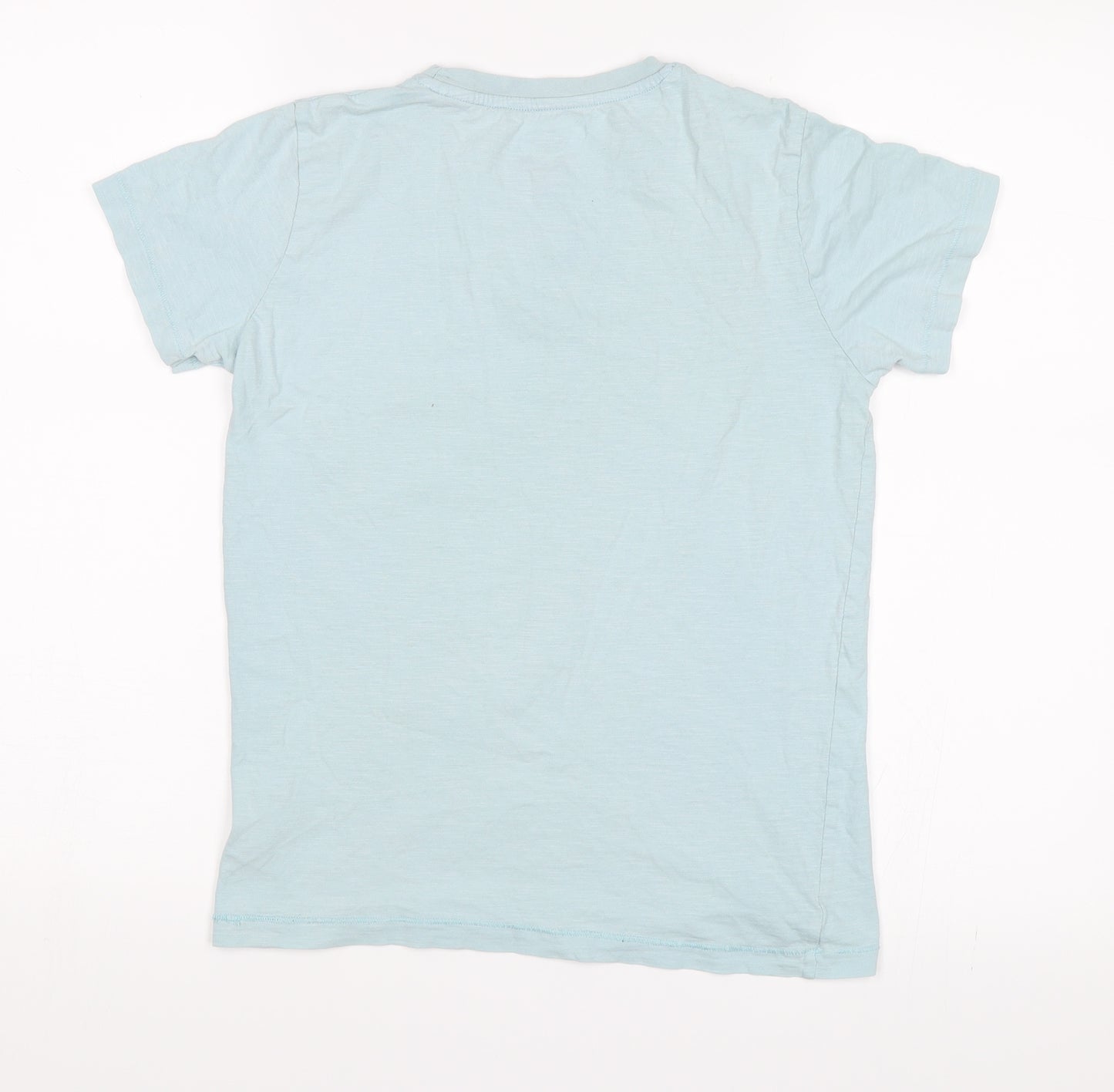 Blue Zoo Boys Blue   Basic T-Shirt Size 11-12 Years  - Shark