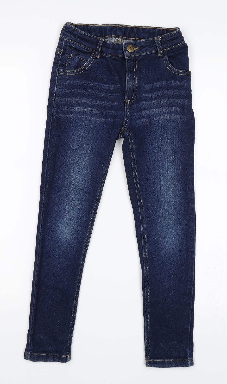 Nutmeg Girls Blue  Denim Skinny Jeans Size 8-9 Years