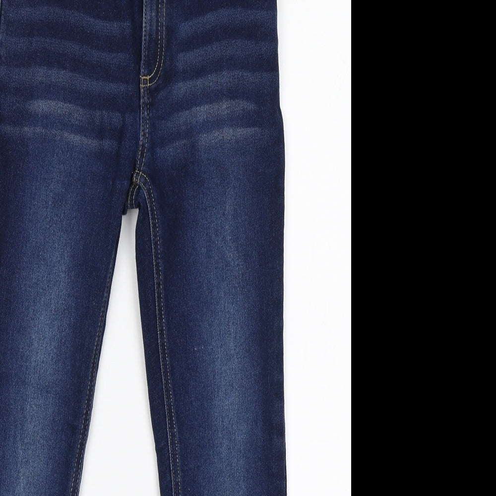 Nutmeg Girls Blue  Denim Skinny Jeans Size 8-9 Years
