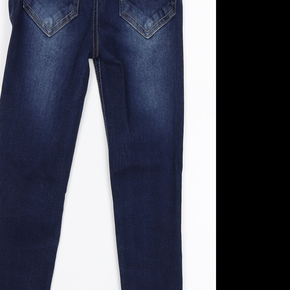 Nutmeg Girls Blue  Denim Skinny Jeans Size 8-9 Years