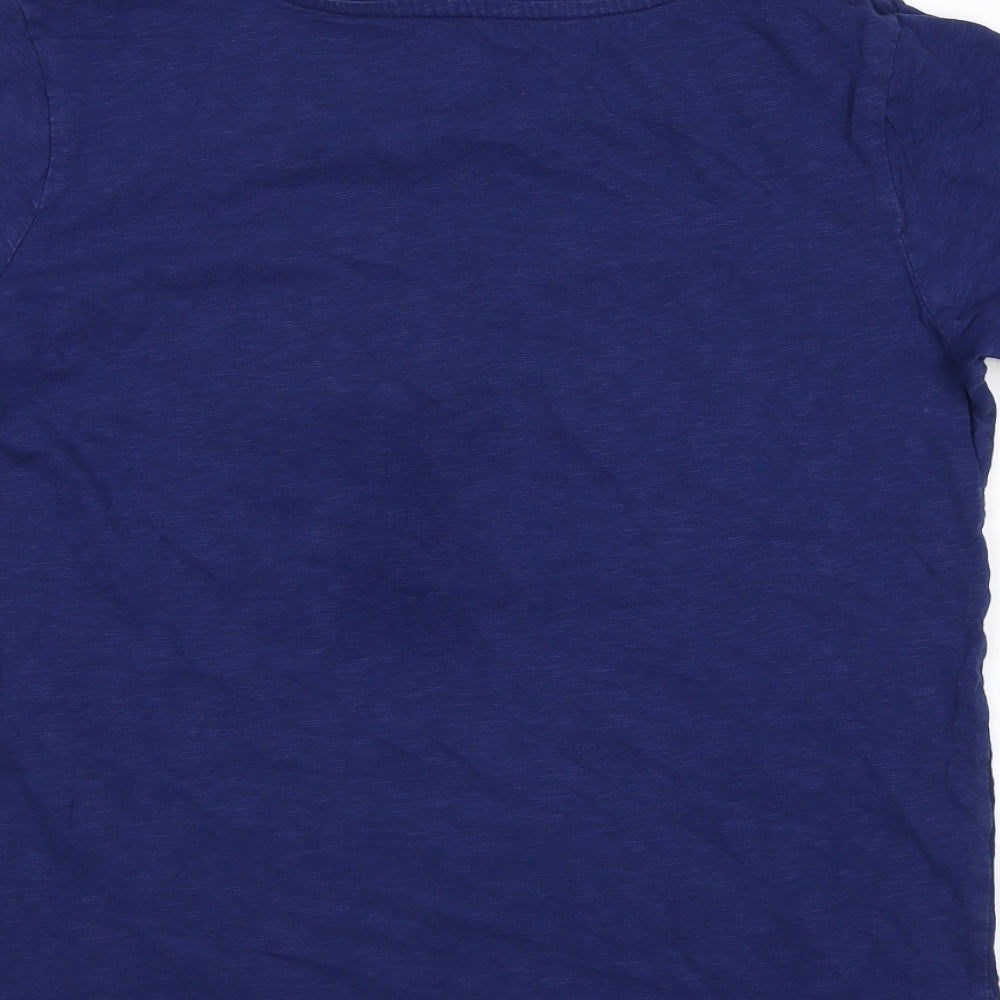 Harry Potter Boys Blue   Basic T-Shirt Size 14 Years  - Wizards Unite