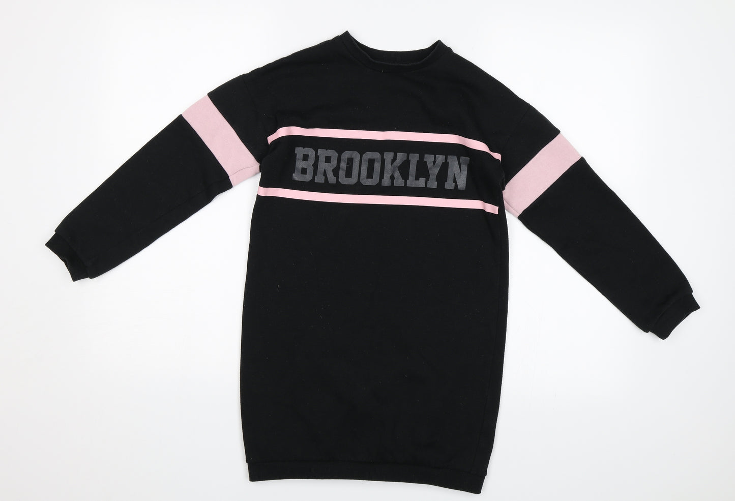 Primark Girls Black   Pullover Jumper Size 10-11 Years  - Brooklyn