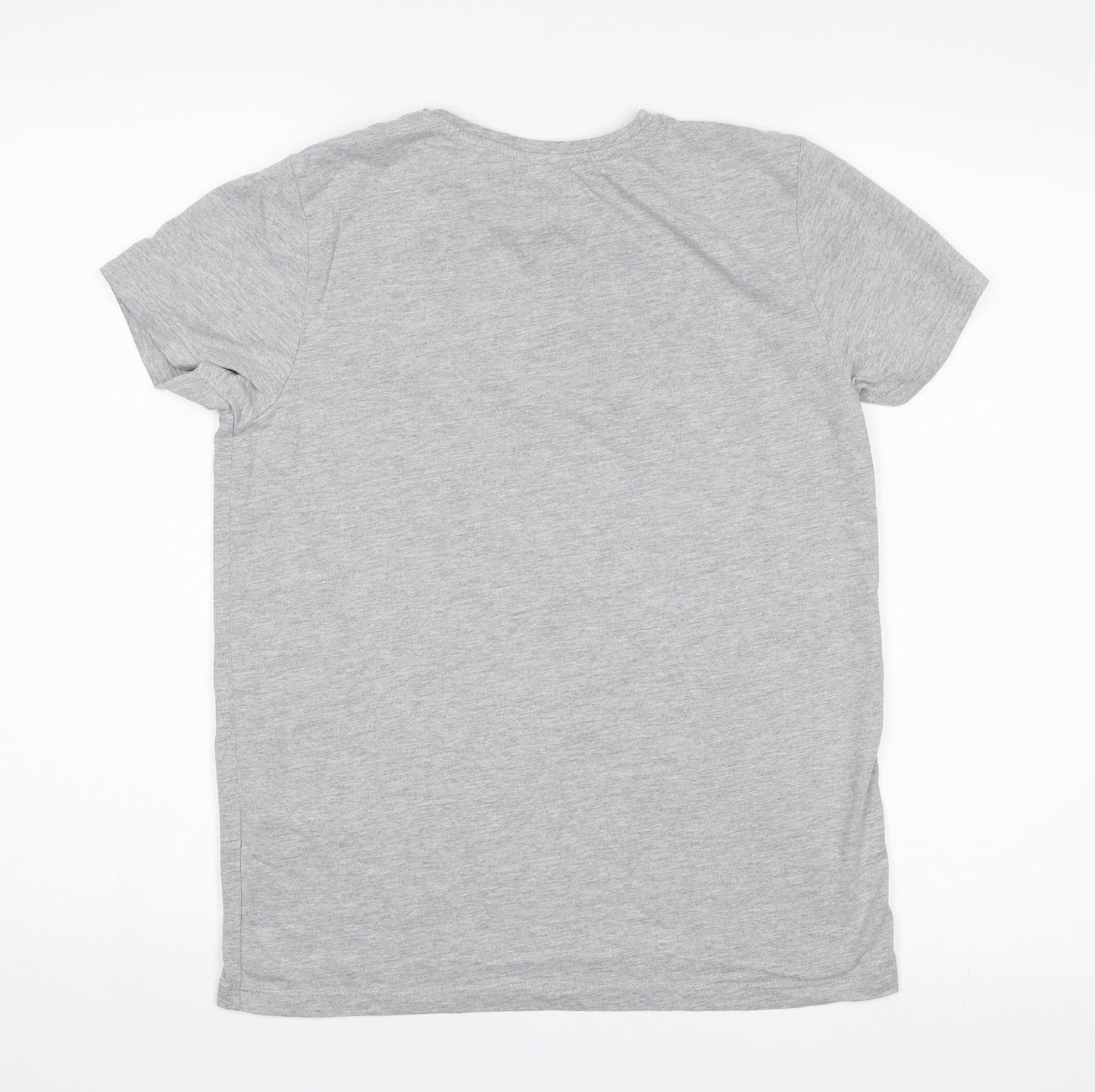 Primark Boys Grey   Basic T-Shirt Size L  - Fortnite