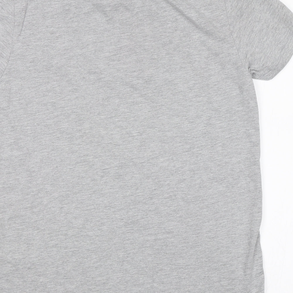 Primark Boys Grey   Basic T-Shirt Size L  - Fortnite