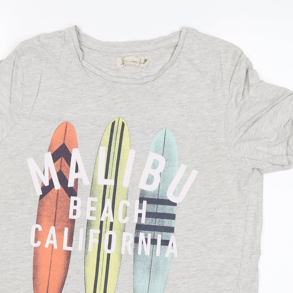 H&M Boys Gold   Basic T-Shirt Size 12-13 Years  - Malibu beach california
