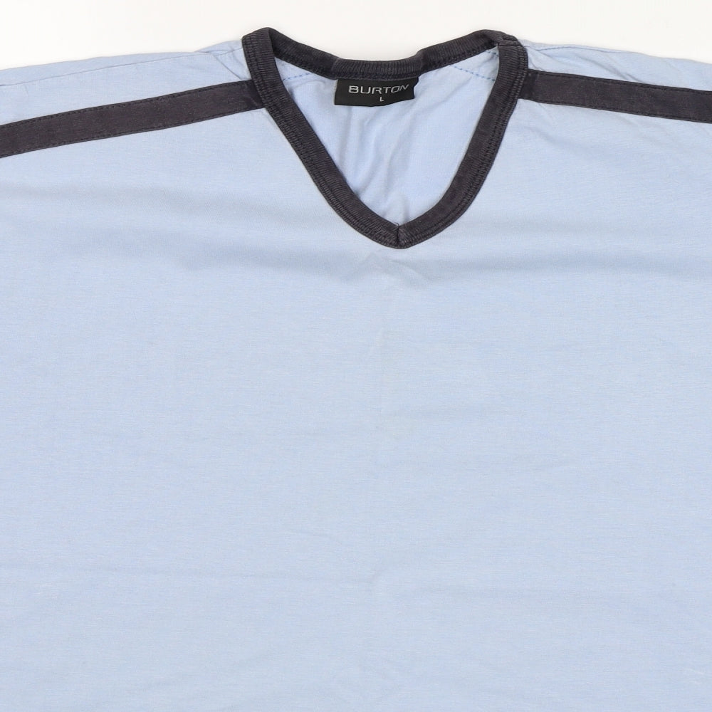Burton Womens Blue   Ringer T-Shirt Size L