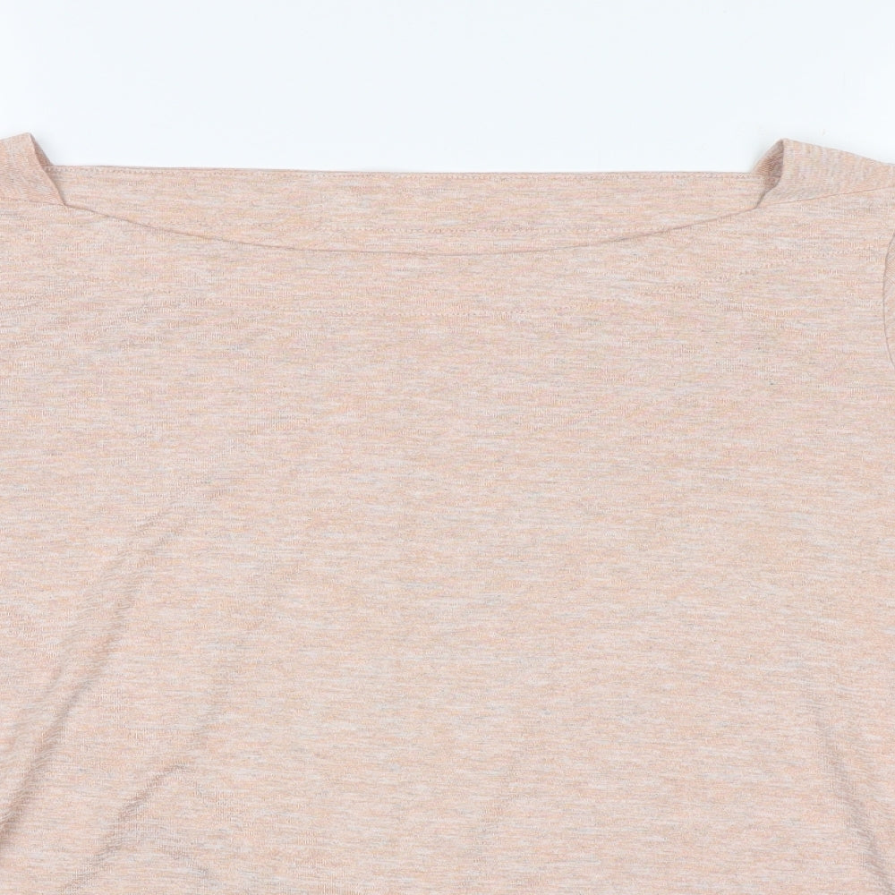 M&S Womens Pink   Basic T-Shirt Size 22