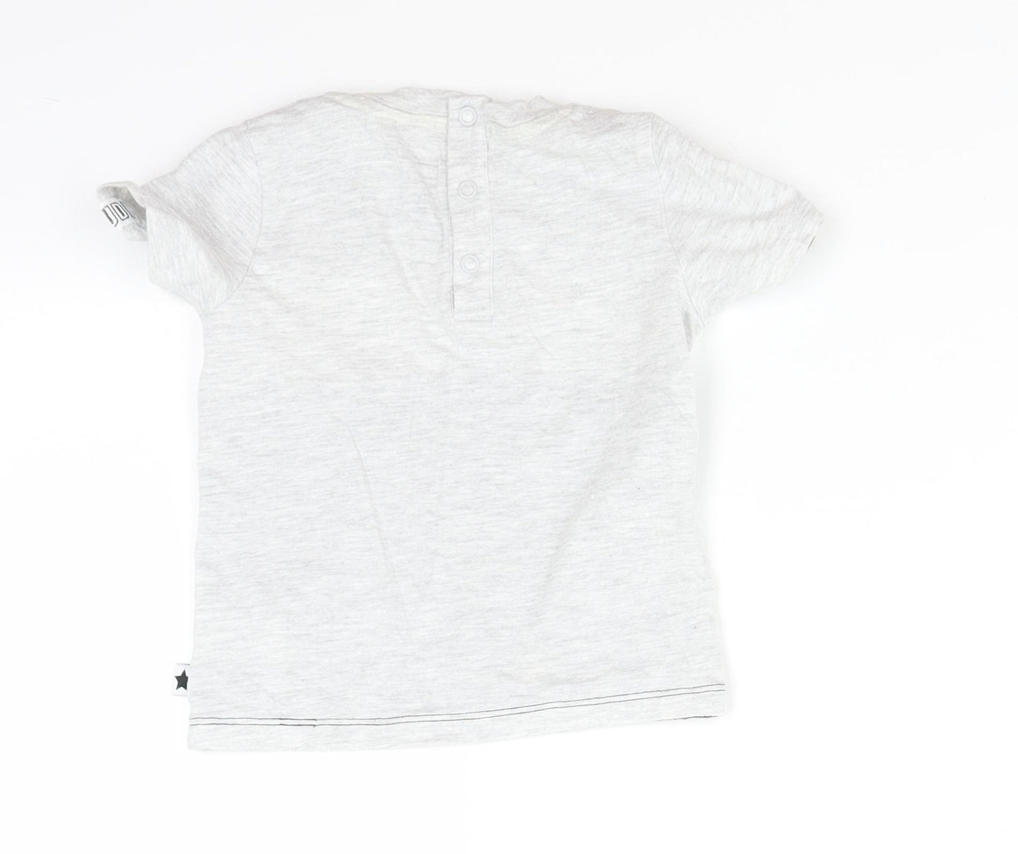 F&F Baby Black Colourblock  Basic T-Shirt Size 9-12 Months