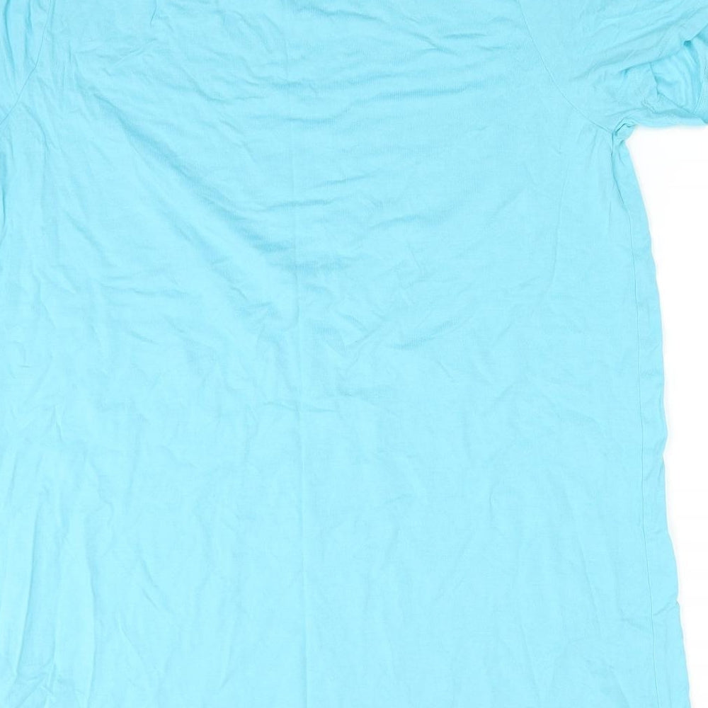 Julipa Womens Blue   Basic T-Shirt Size 14  - BUTTERFLY