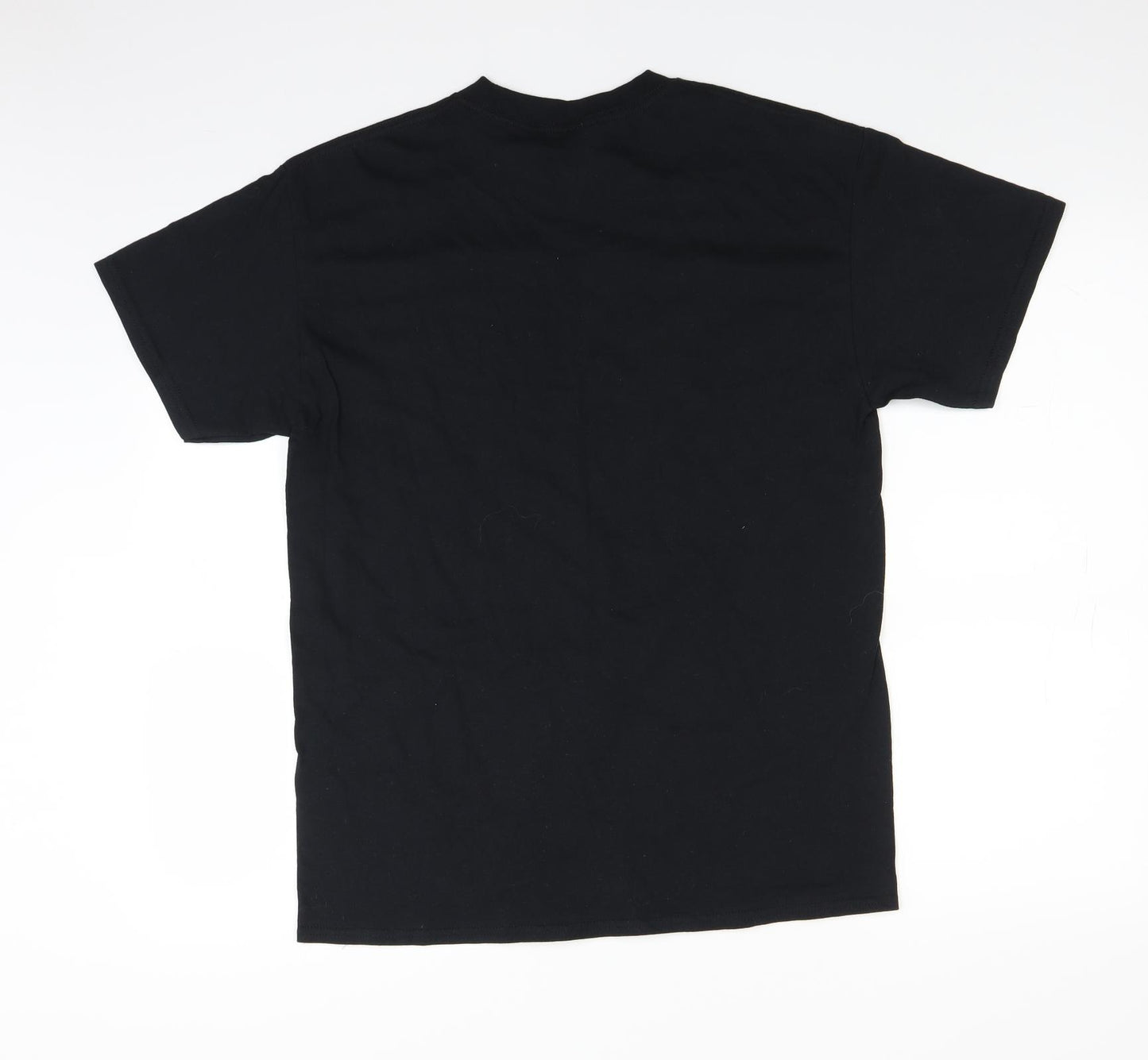 Gildan Mens Black    T-Shirt Size M  - Rugby