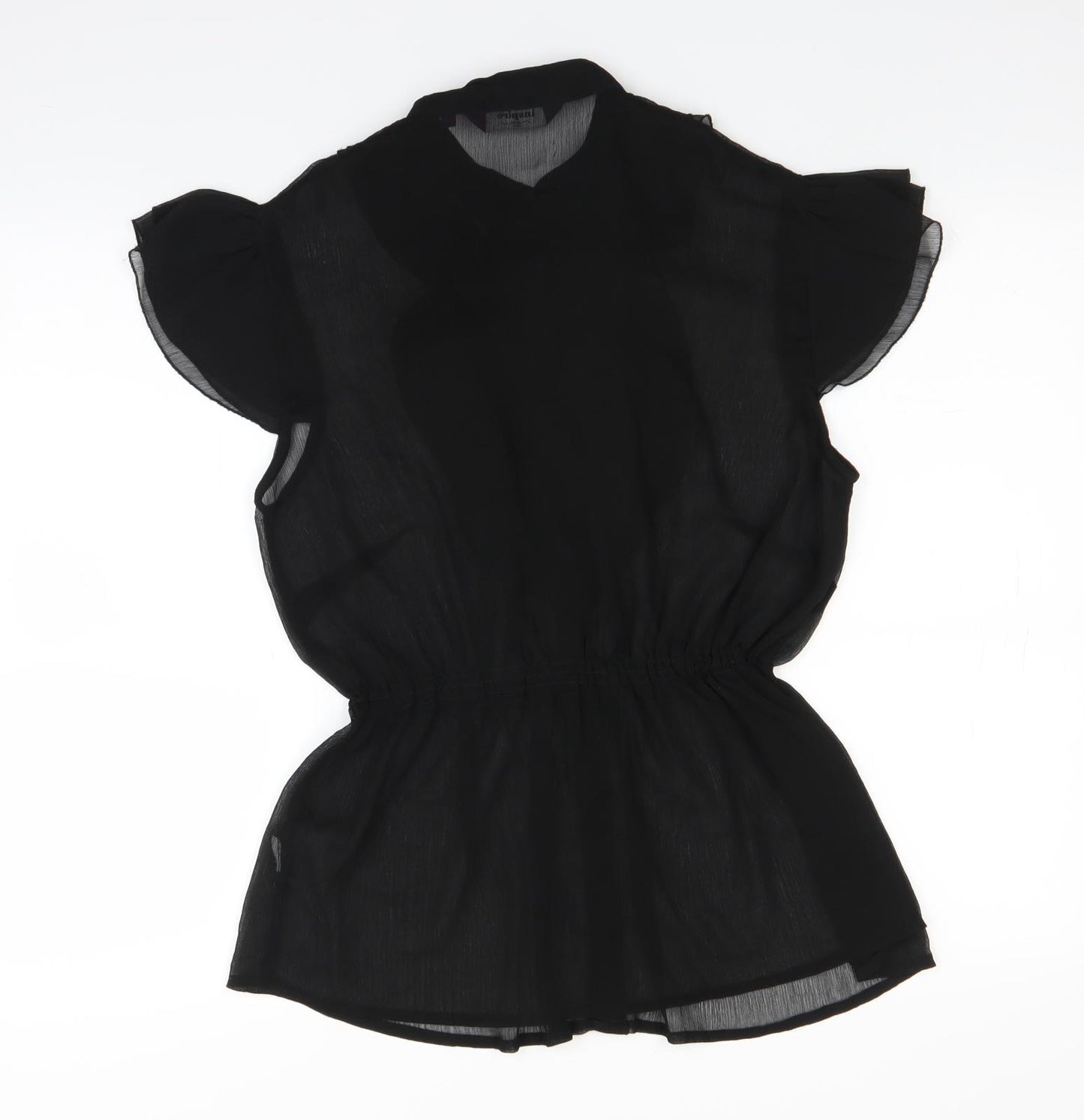 New Look Womens Black   Basic Button-Up Size 18