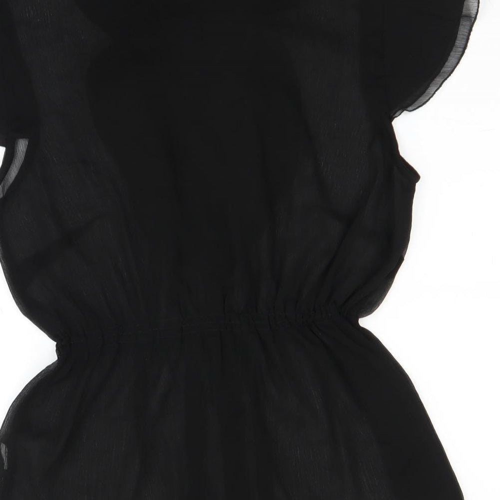 New Look Womens Black   Basic Button-Up Size 18