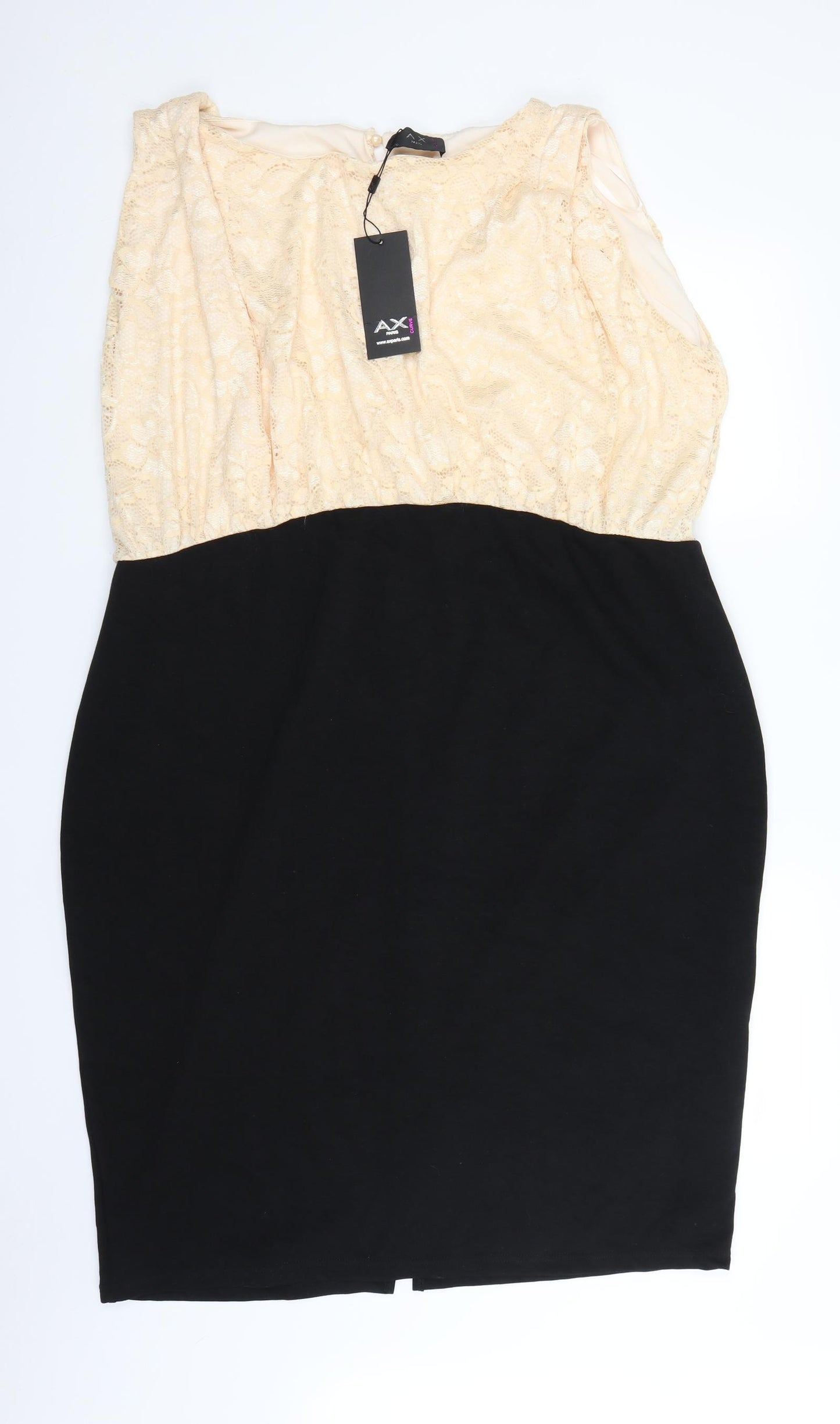 AX Paris Womens Ivory   Pencil Dress  Size 26