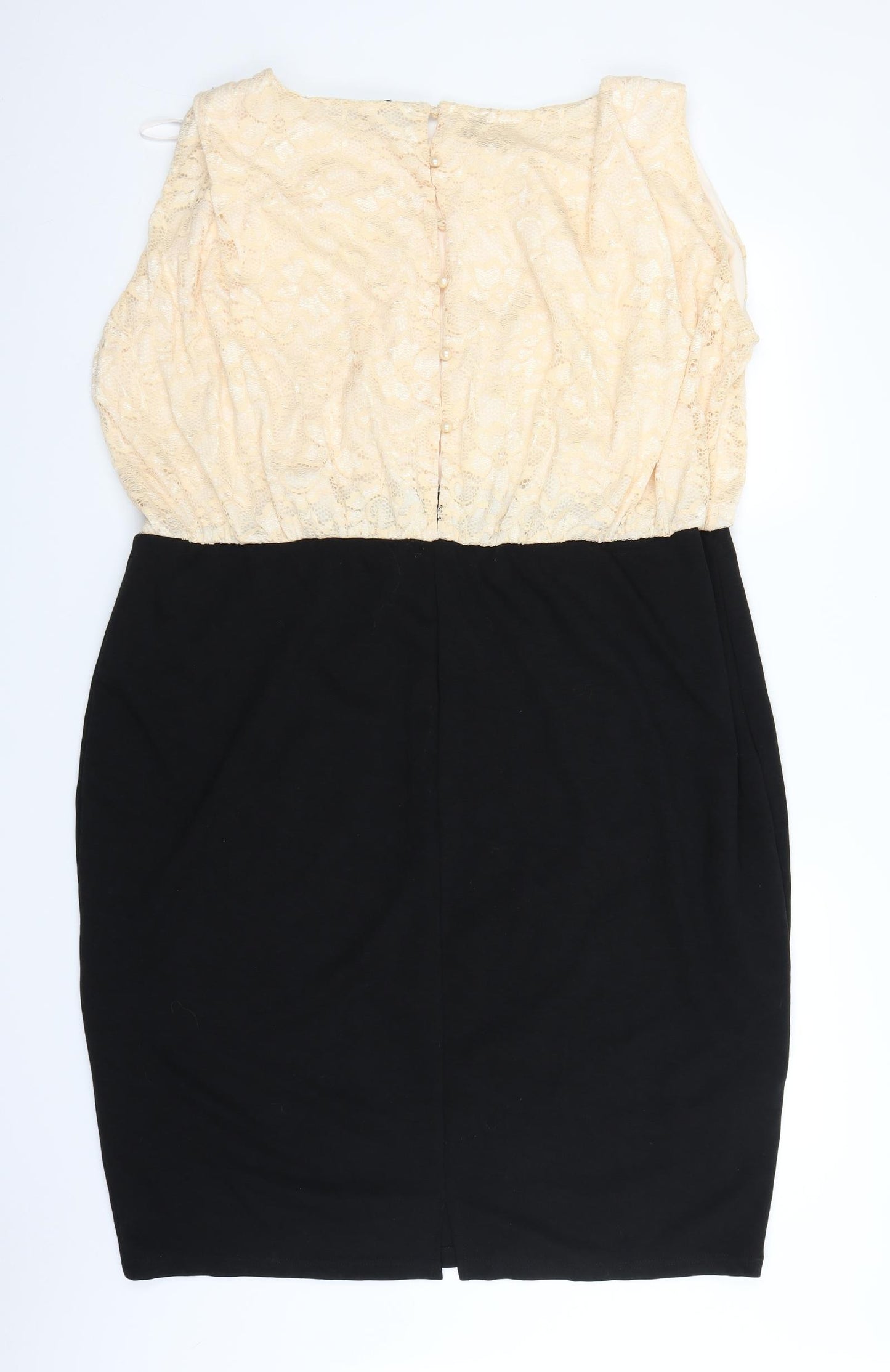AX Paris Womens Ivory   Pencil Dress  Size 26