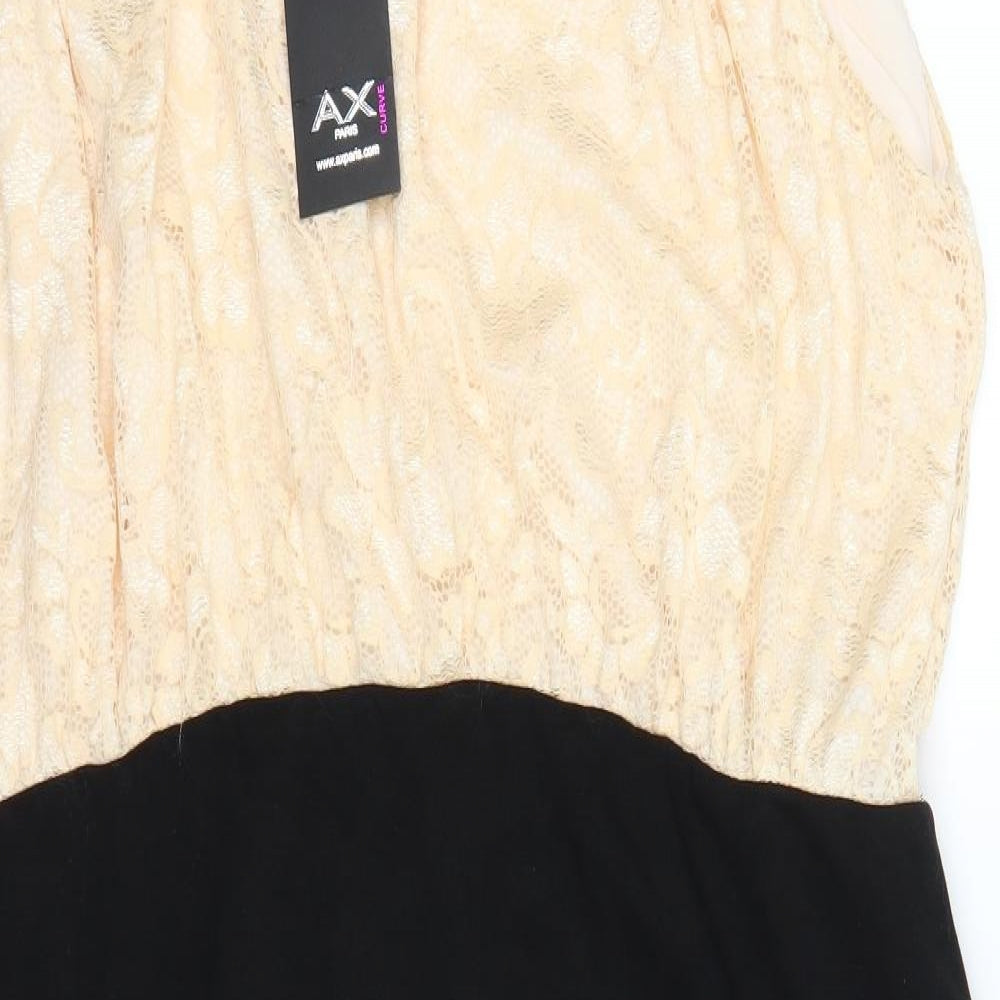 AX Paris Womens Ivory   Pencil Dress  Size 26