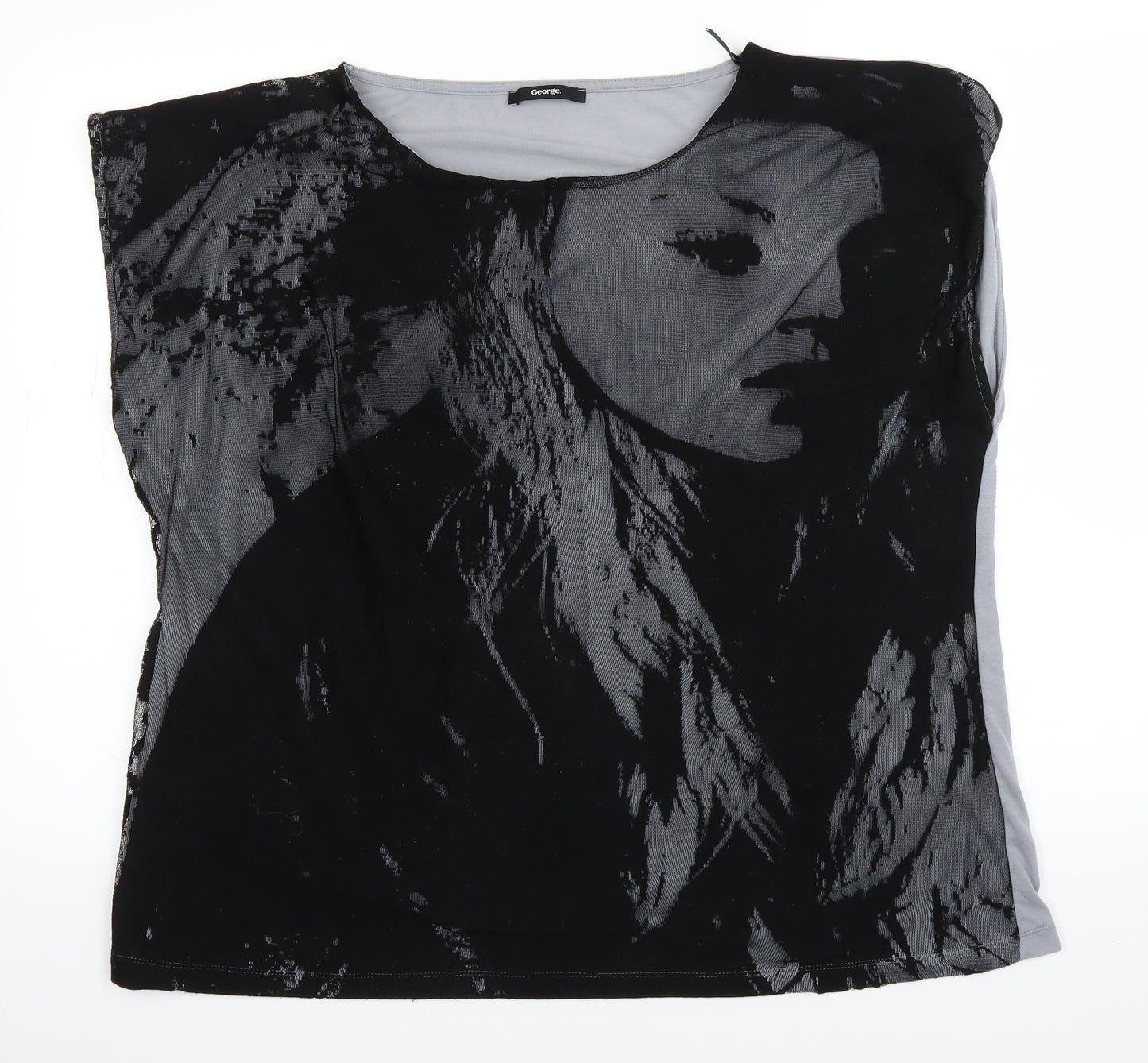 George Womens Grey   Basic T-Shirt Size 24